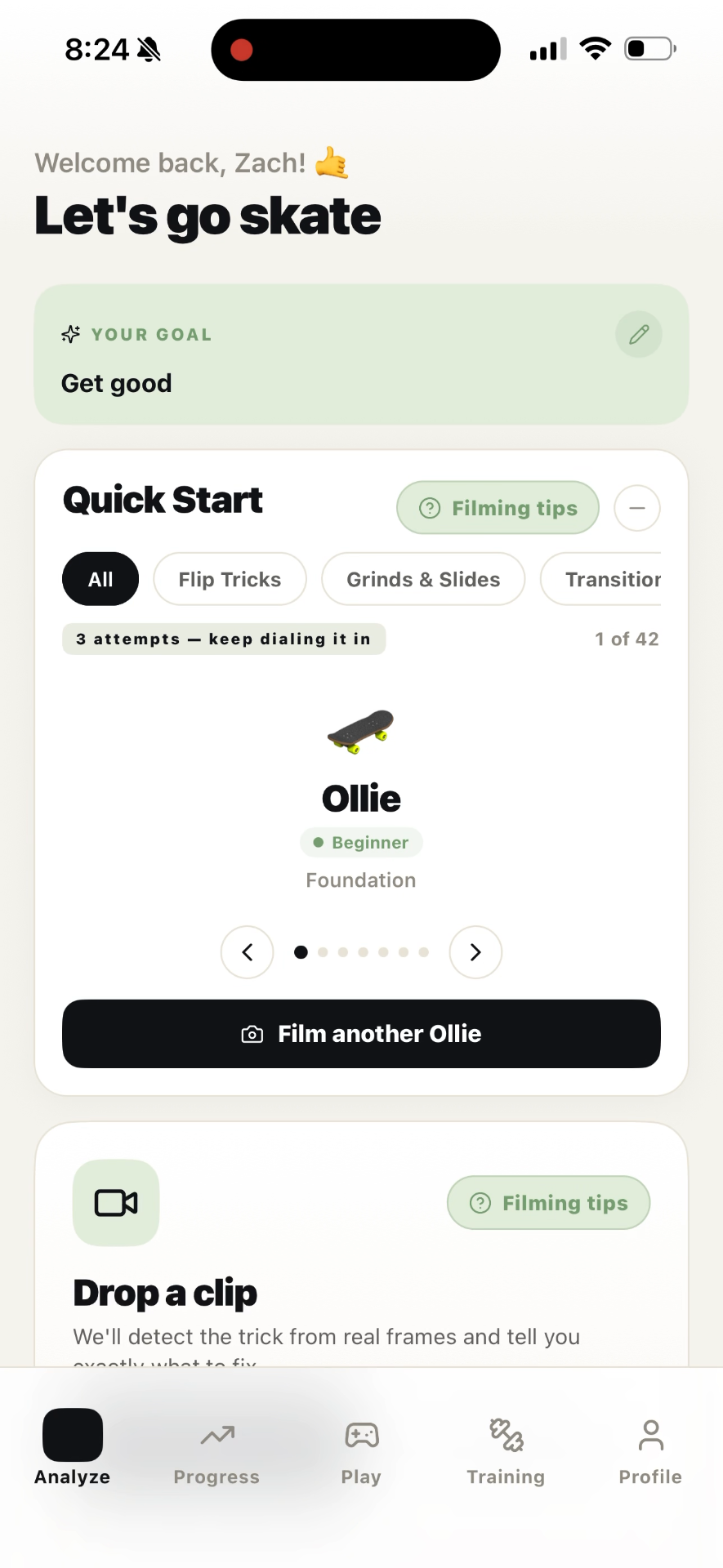 SkateAI app